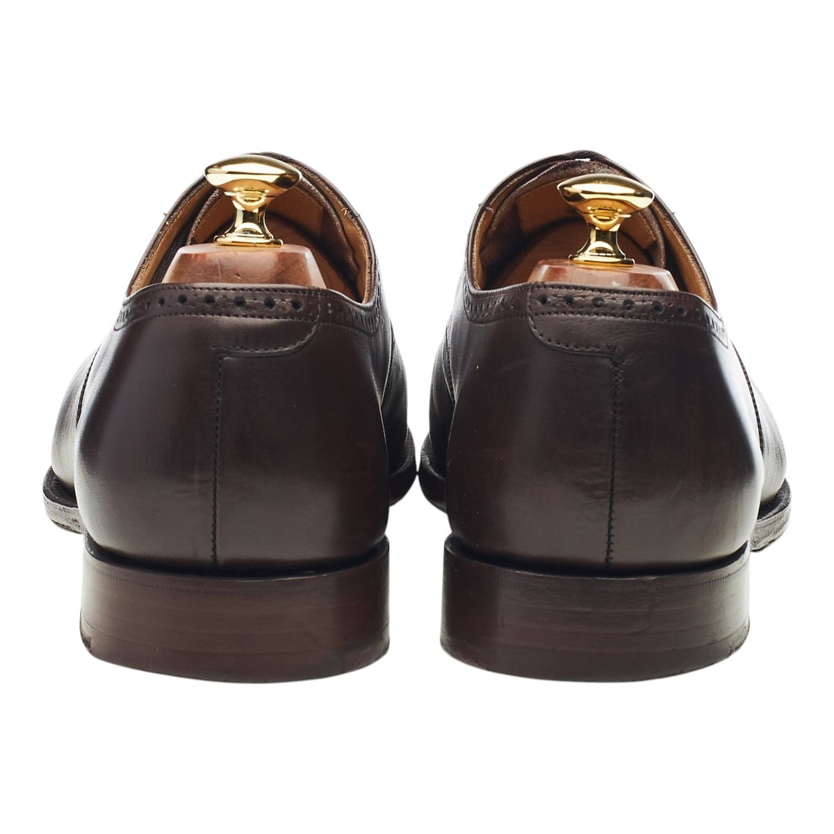 'Toronto' Dark Brown Leather Oxford Brogues UK 9.5 G