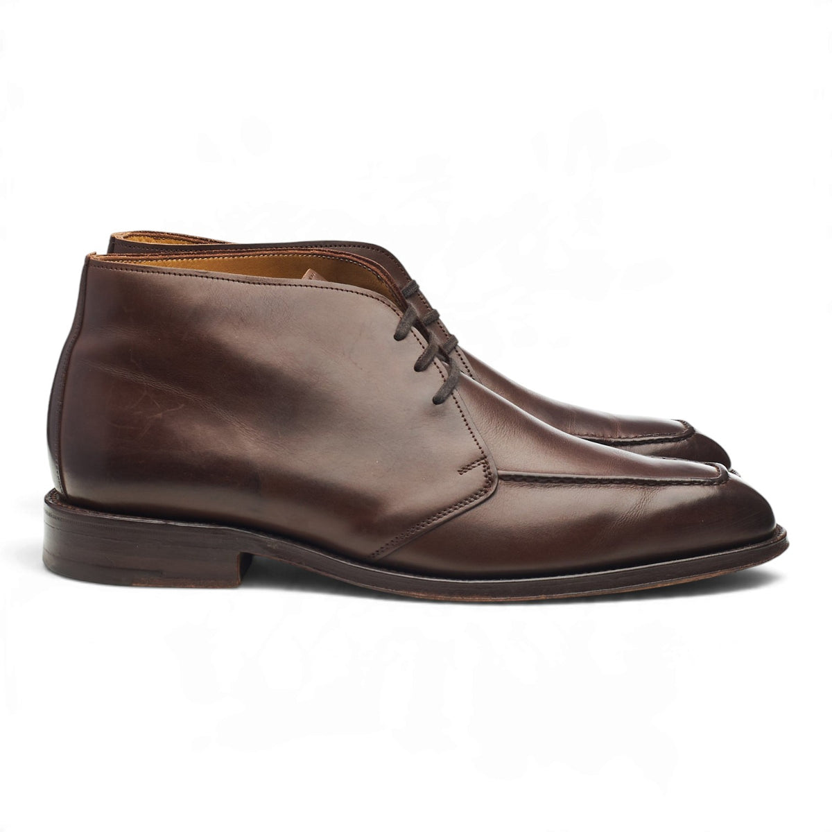 Vintage Dark Brown Leather Chukka Boots UK 8 F