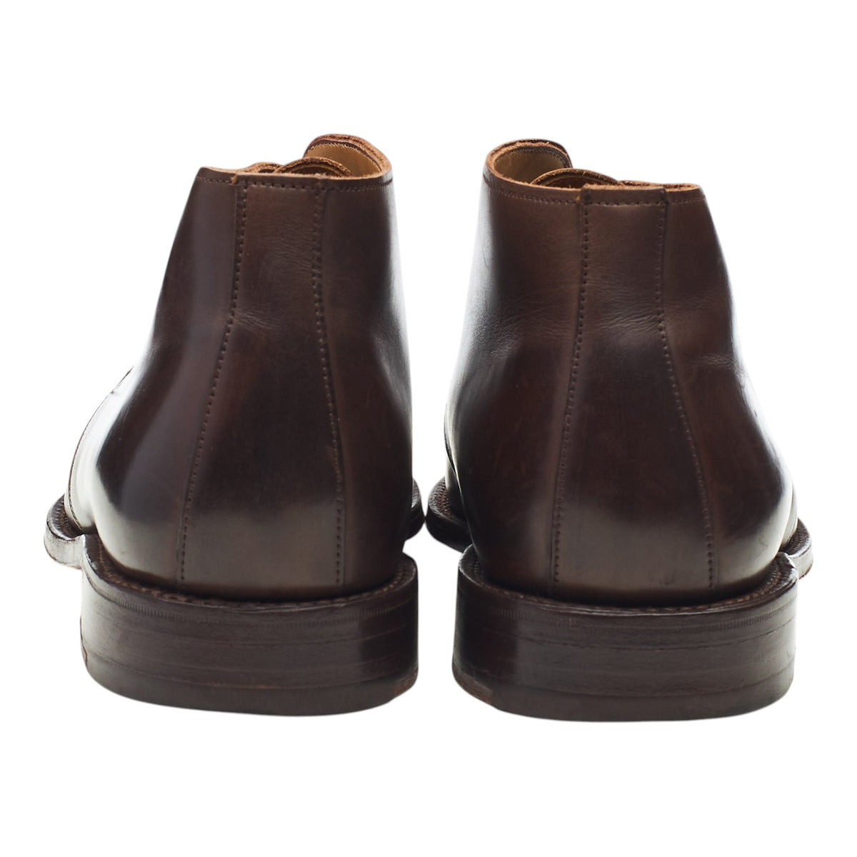 Vintage Dark Brown Leather Chukka Boots UK 8 F