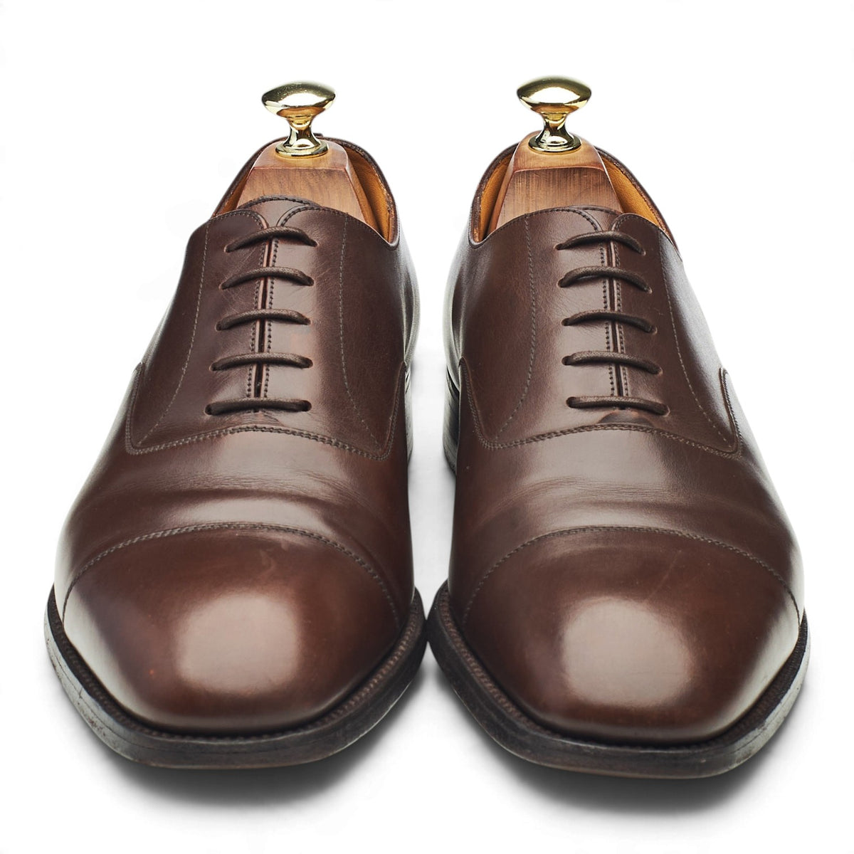 '300' Dark Brown Leather Oxford 8.5 D UK 9