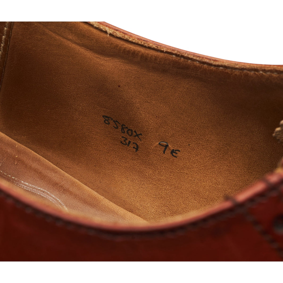 New & Lingwood Tan Brown Leather Oxford Brogues UK 9 E