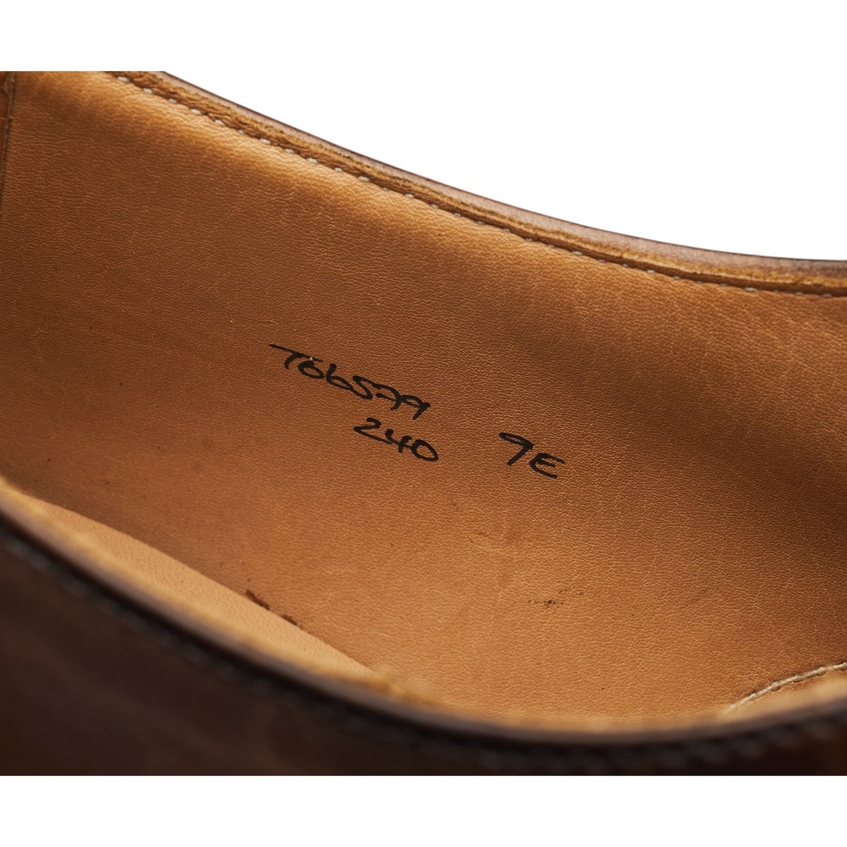Peal & Co. Dark Brown Leather Oxford UK 8 US 9 E