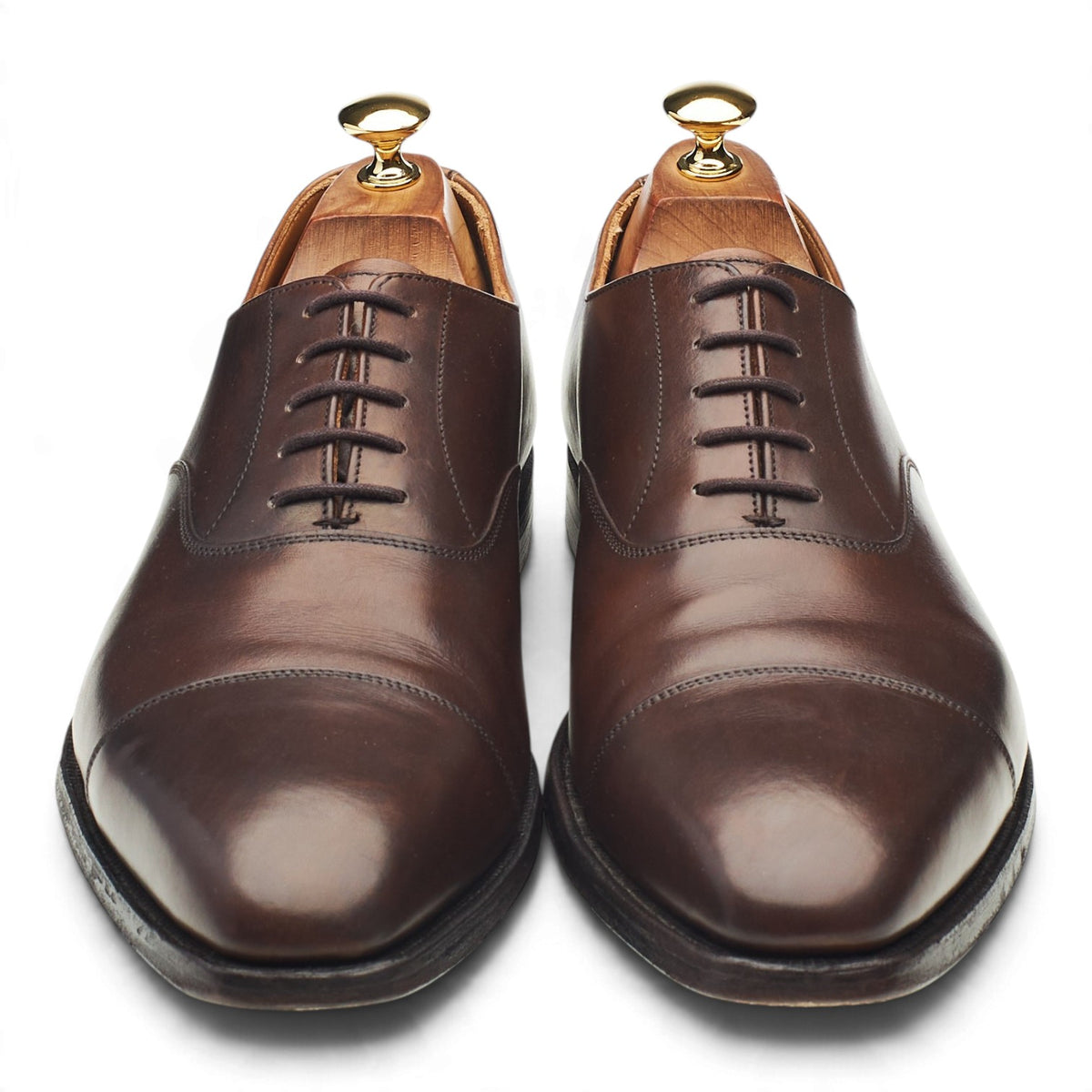 'Hallam' Dark Brown Leather Oxford UK 9.5 E