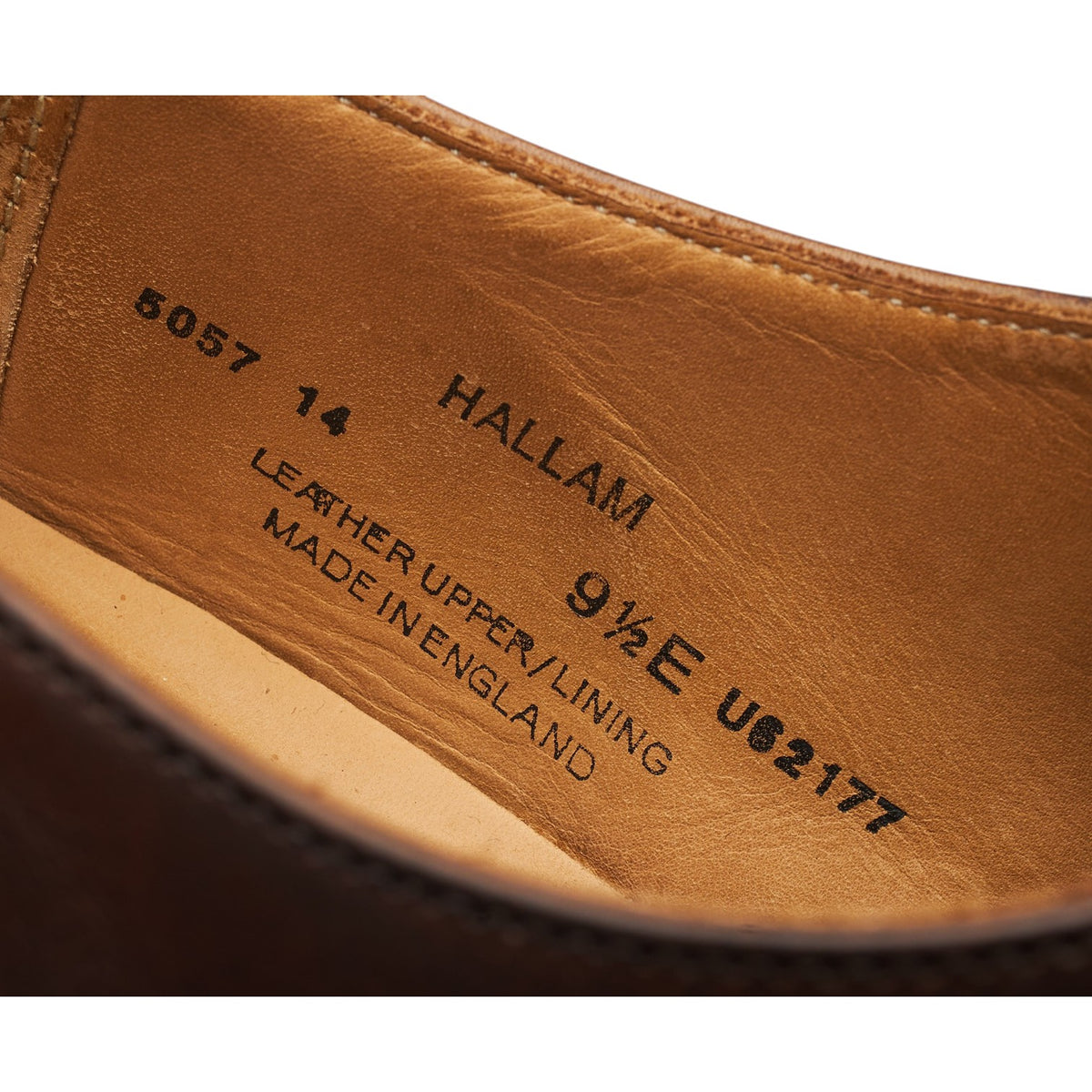 'Hallam' Dark Brown Leather Oxford UK 9.5 E