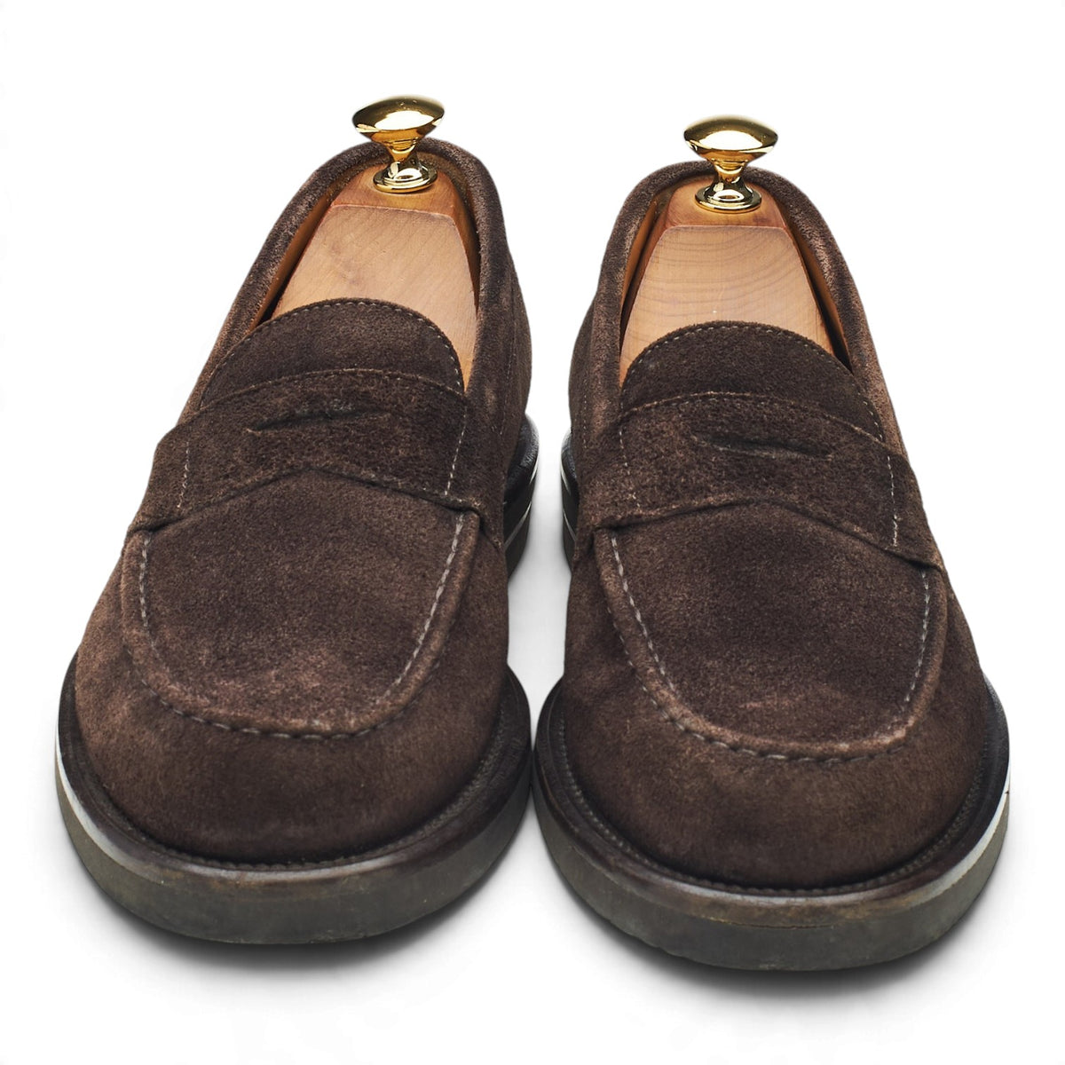 'Piugiàtt' Dark Brown Suede Loafers UK 6 EU 39