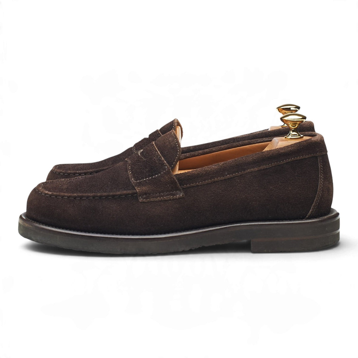'Piugiàtt' Dark Brown Suede Loafers UK 6 EU 39