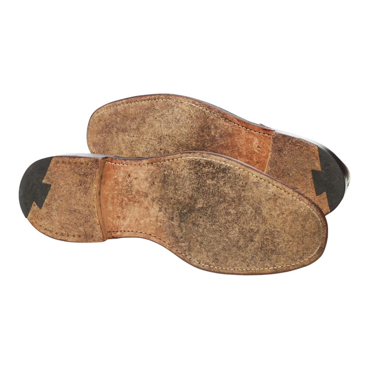 'Dartmoor' Tan Brown Grain Leather Split Toe Derby UK 9 F