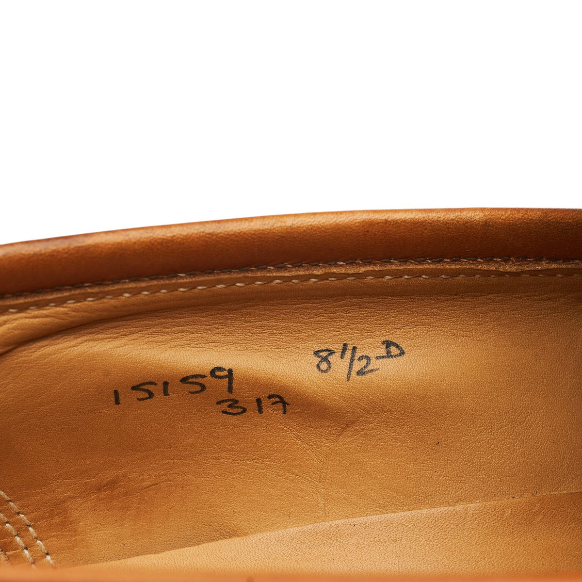 Peal & Co. Tan Brown Leather Loafers UK 7.5 US 8.5 D