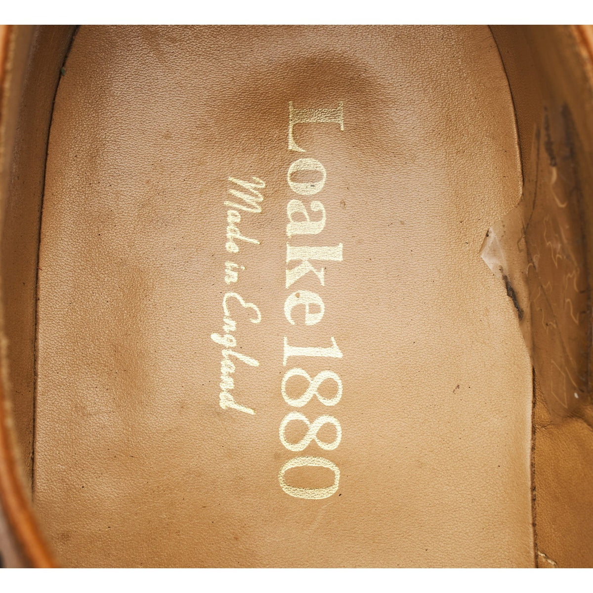 1880 'Chester' Tan Brown Leather Derby Brogues UK 11 F