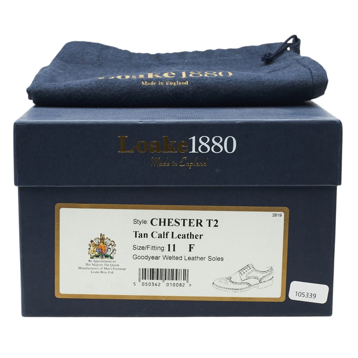 1880 'Chester' Tan Brown Leather Derby Brogues UK 11 F