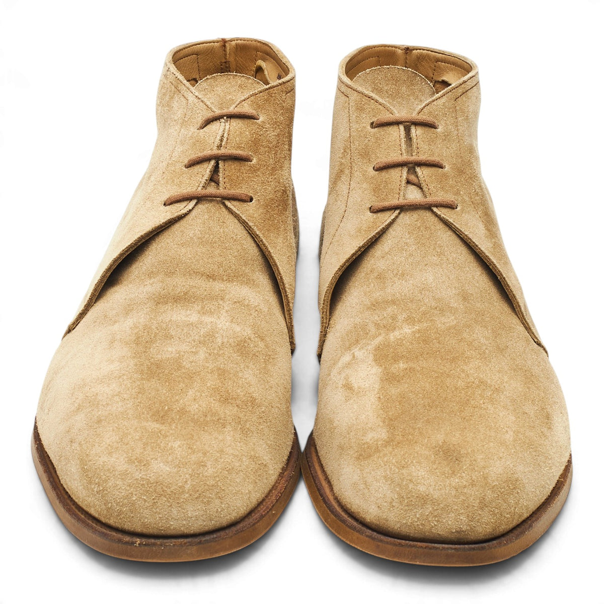 'Shanklin' Stone Suede Chukka Boots UK 10.5 E