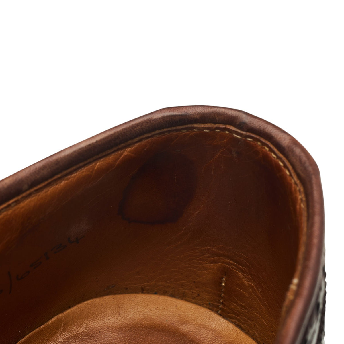 Ralph Lauren Marlow Brown Cordovan Leather Derby Brogues UK 8.5 US 9.5 D