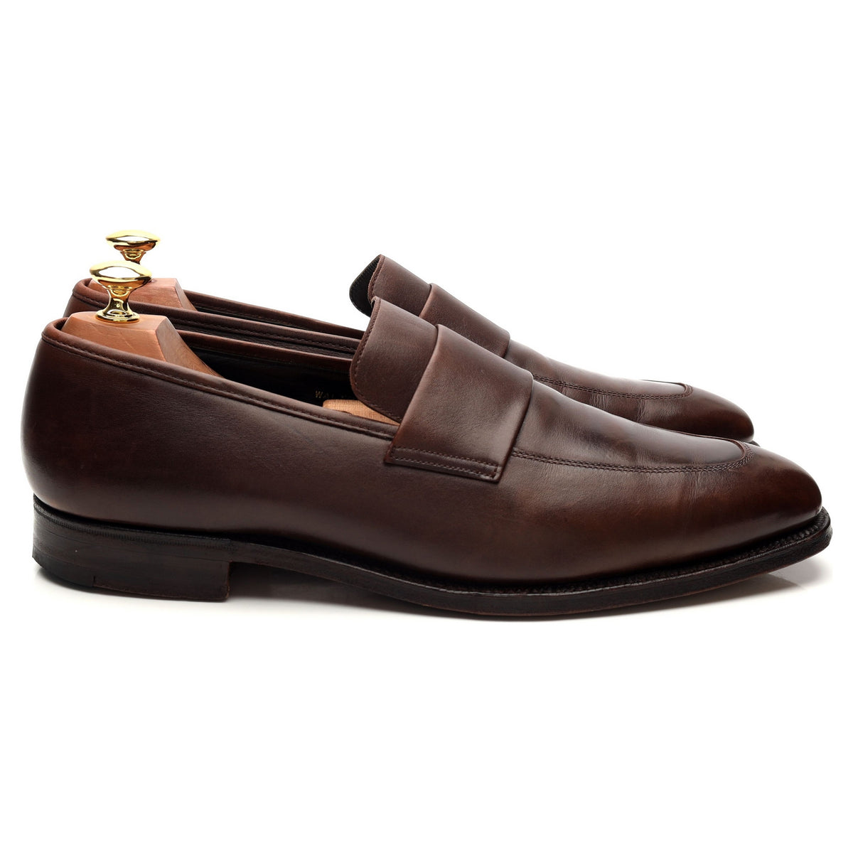 Richard James &#39;Walton&#39; Dark Brown Leather Loafers UK 9.5 E