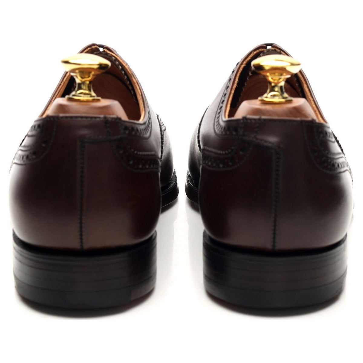 &#39;Westfield&#39; Dark Brown Leather Oxford Brogue UK 6.5 E