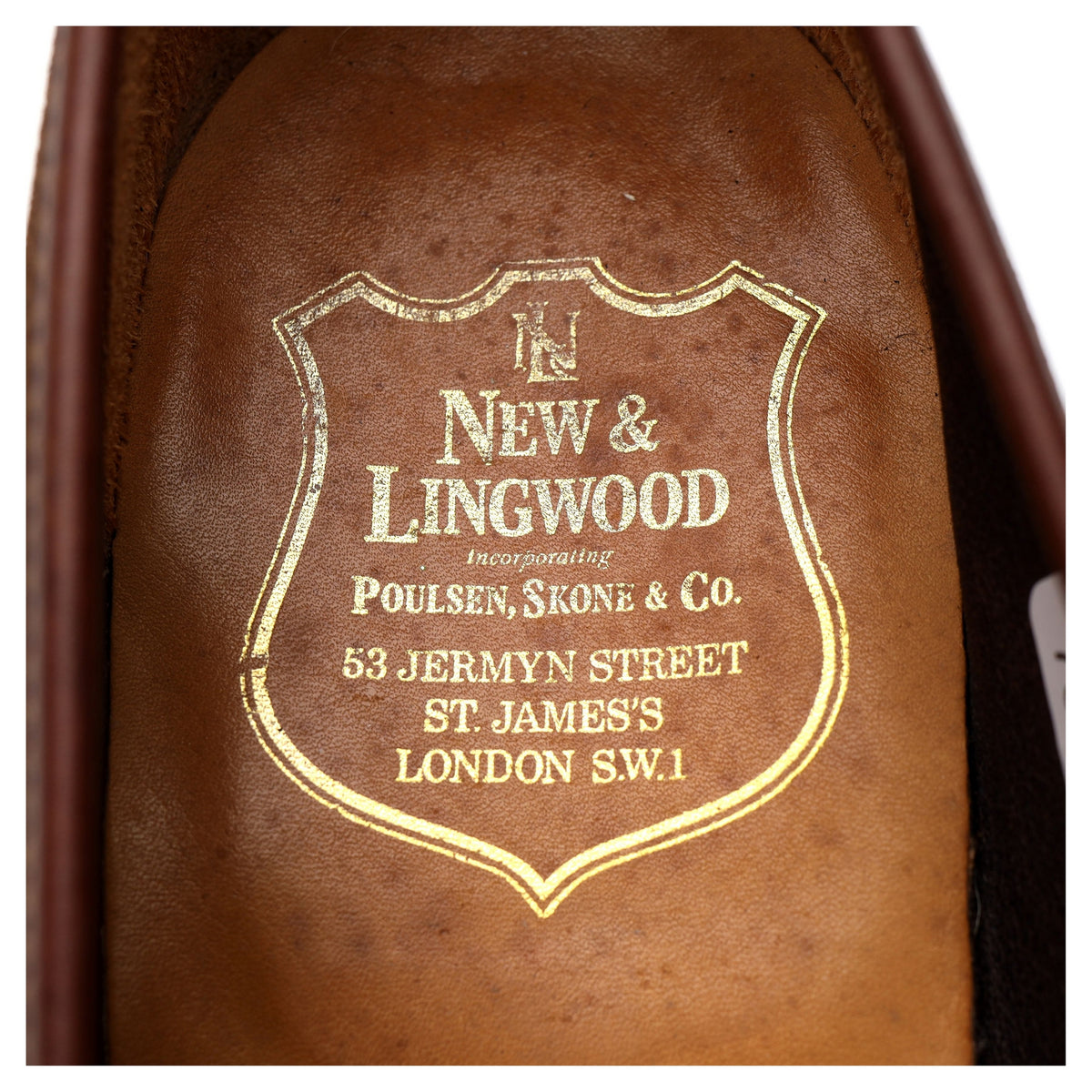 New &amp; Lingwood Snuff Brown Suede Loafer UK 8 E