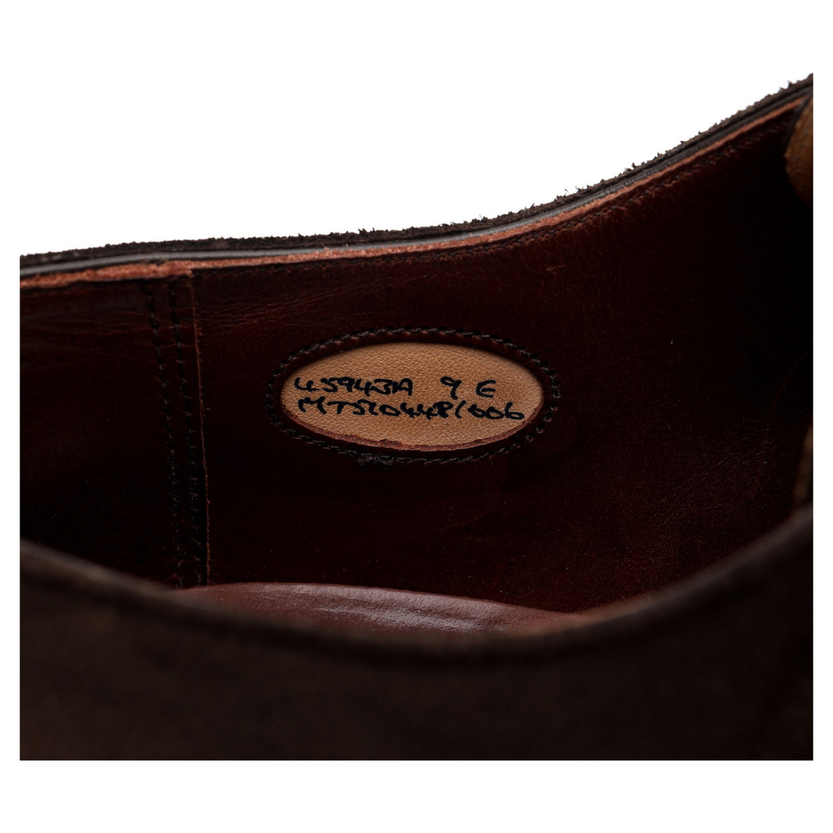 &#39;Thomas&#39; Dark Brown Suede Double Monk Strap UK 9 E