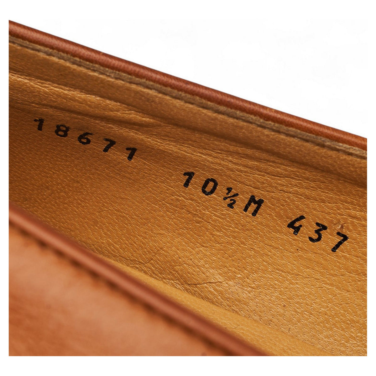 Tan Brown Leather Tassel Loafers UK 10 US 10.5