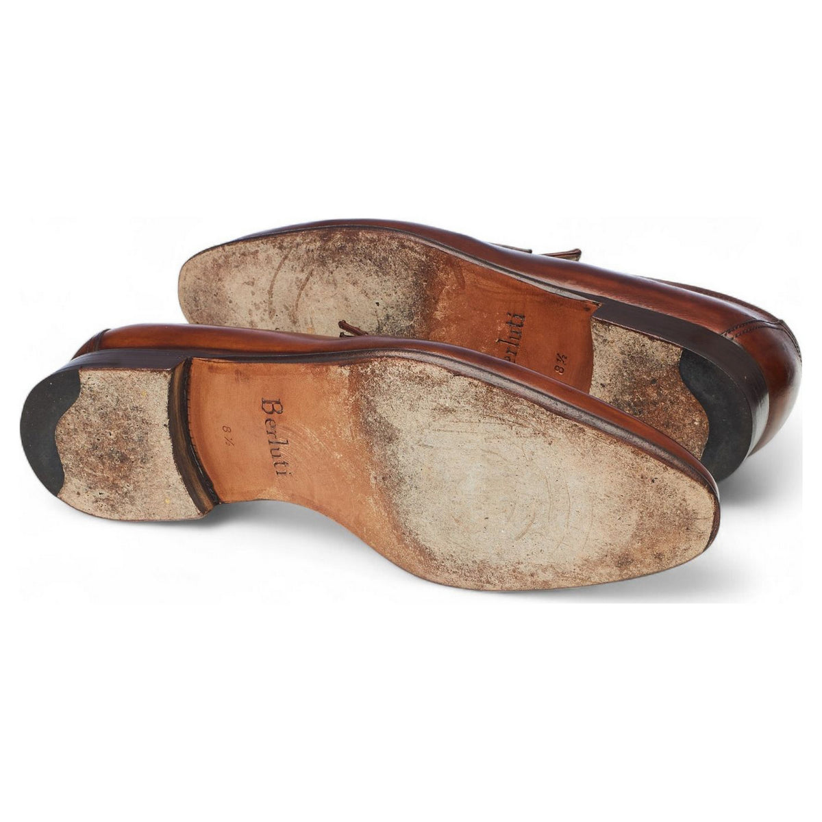 'Andy' Brown Leather Loafers UK 8.5