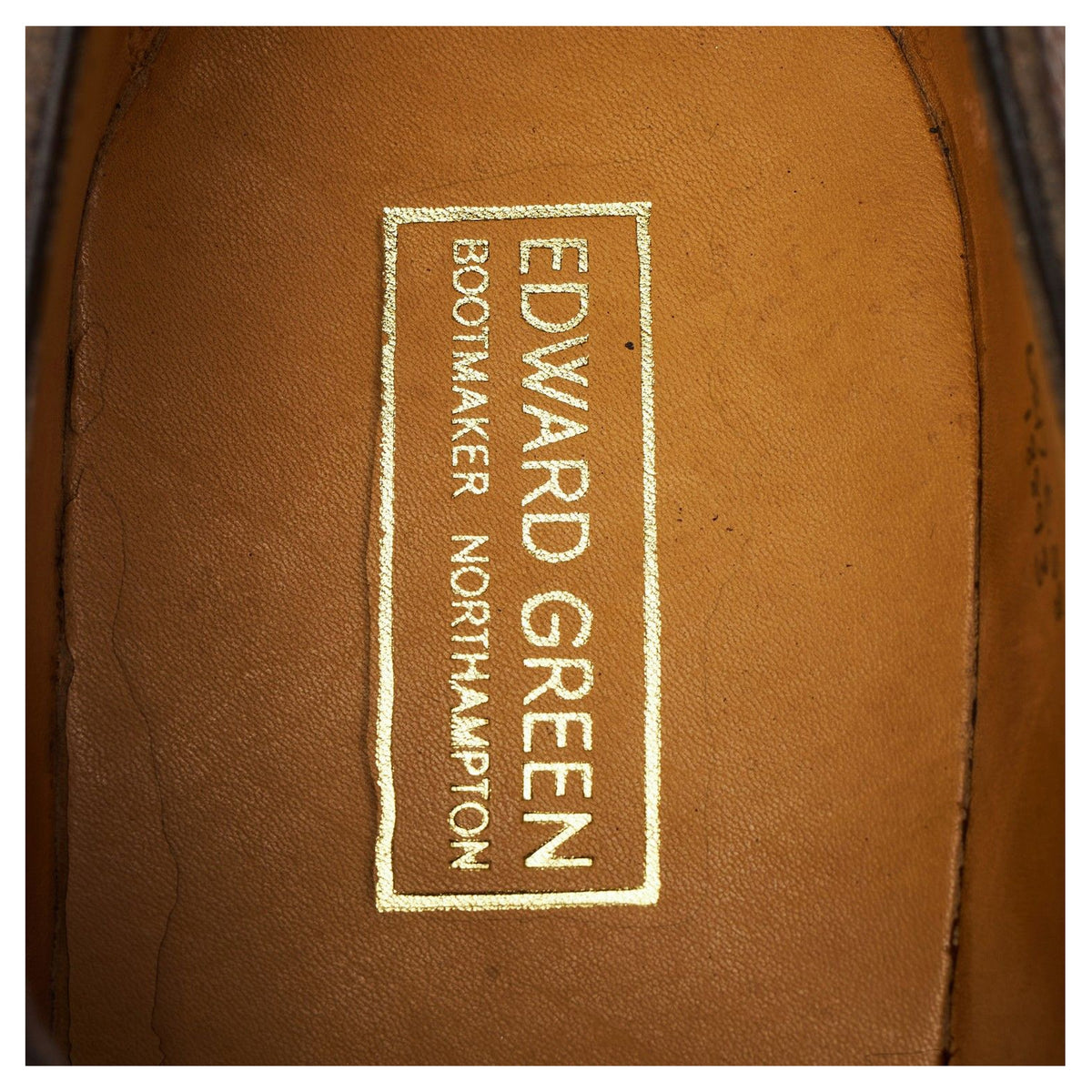 Tan Brown Grain Leather Veldtschoen Derby UK 6.5 E