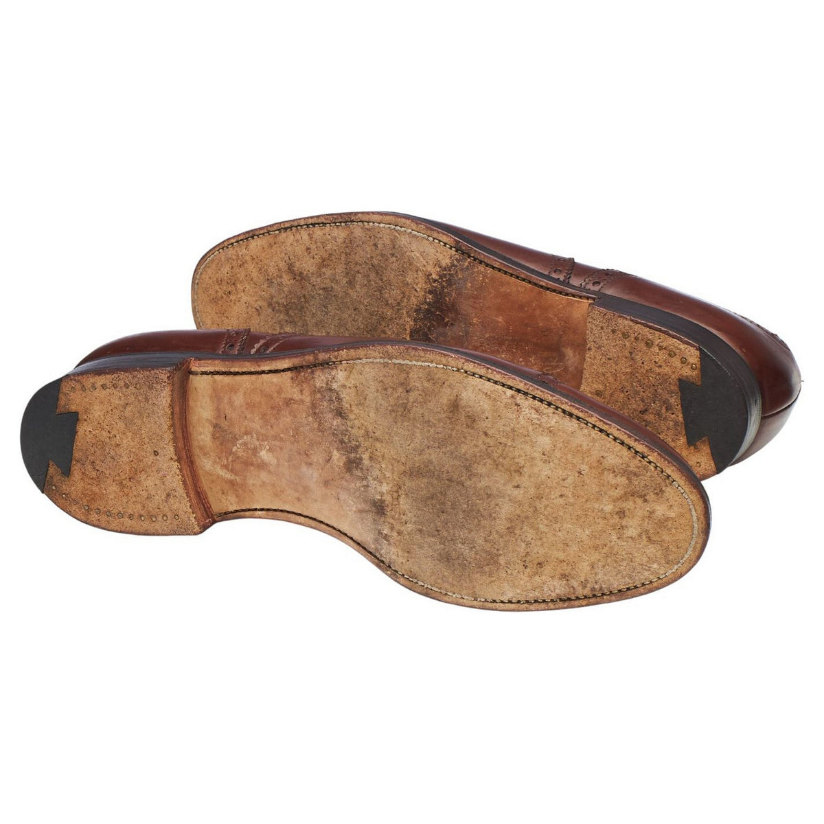 'Plymouth' Brown Leather Oxford Brogues UK 8 F