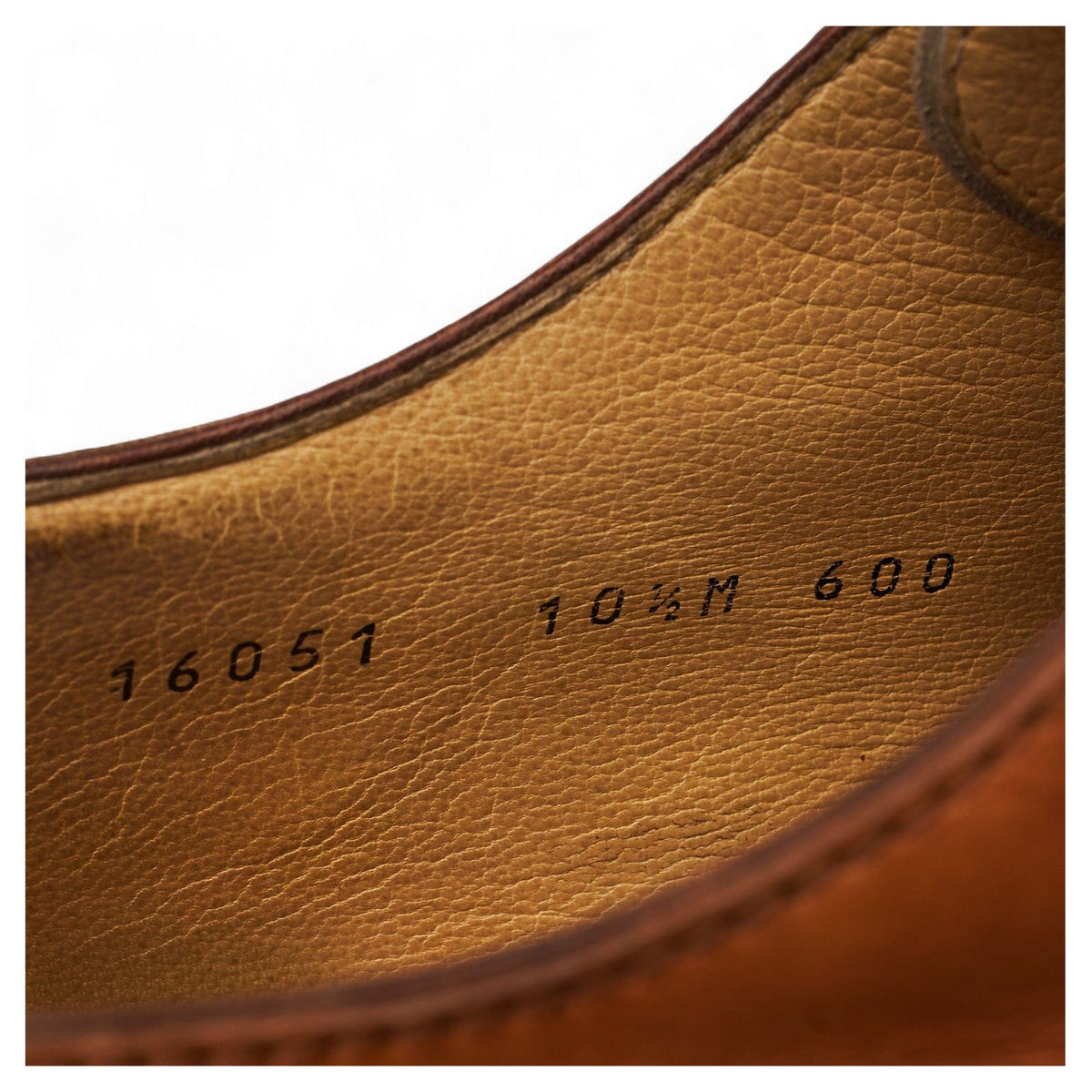 Wayne Edwards Tan Brown Leather Split Toe Derby UK 10 US 10.5