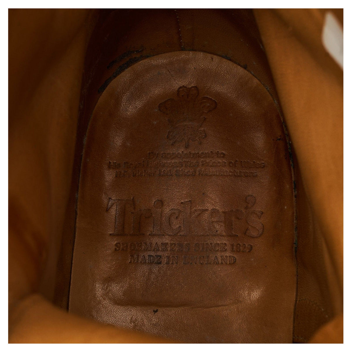 'Stow' Tan Brown Leather Boots UK 9