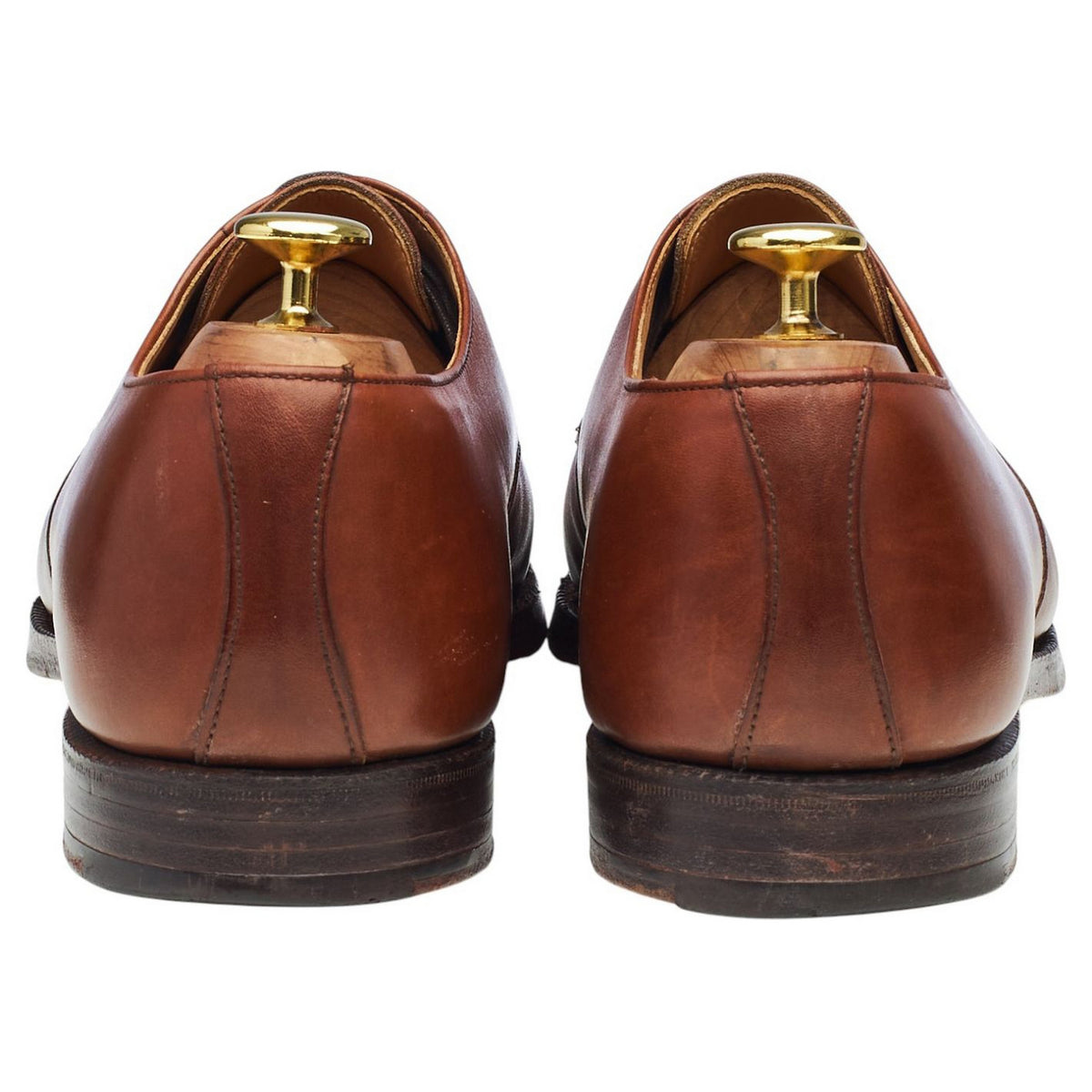 Tan Brown Split Toe Derby UK 8 E