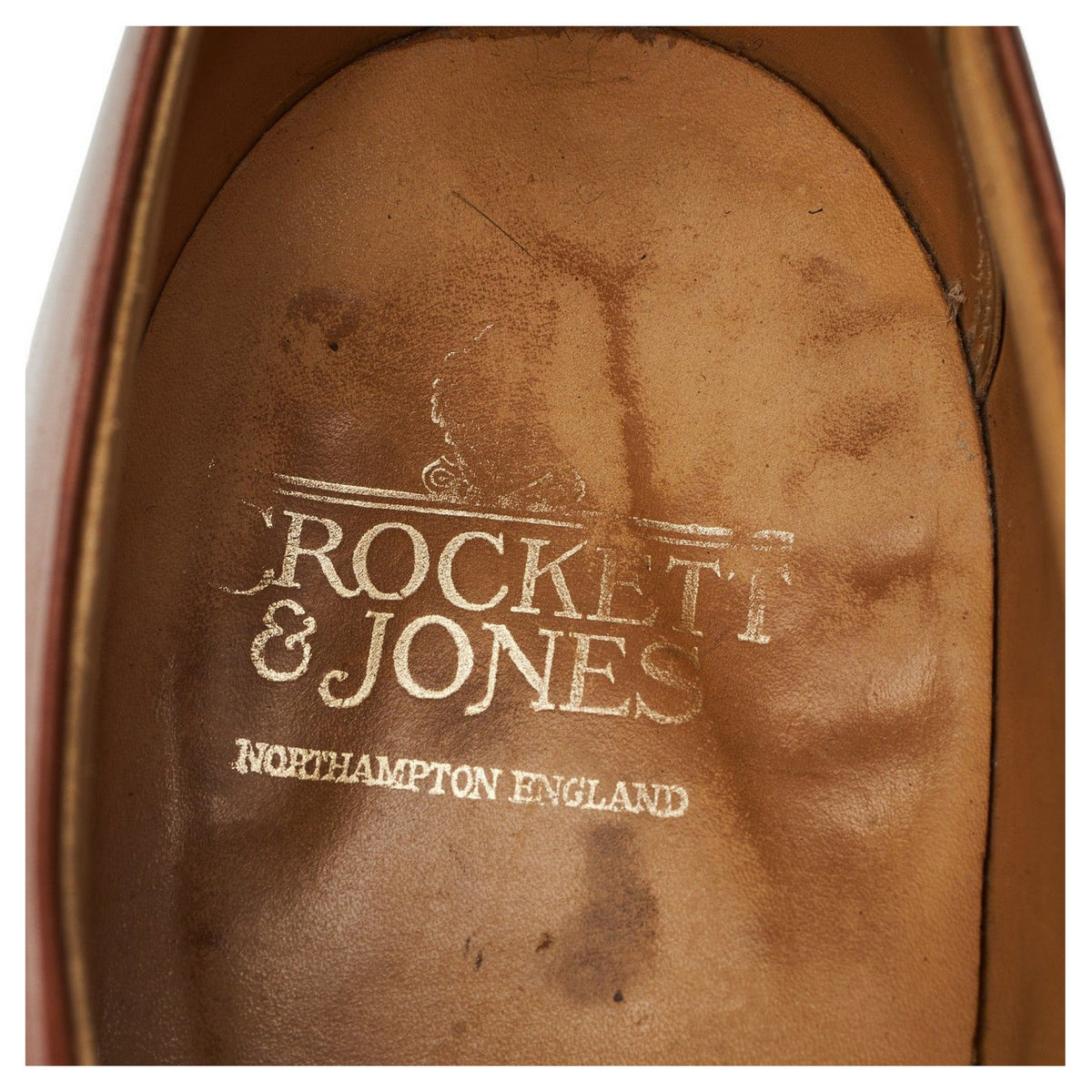 Tan Brown Split Toe Derby UK 8 E