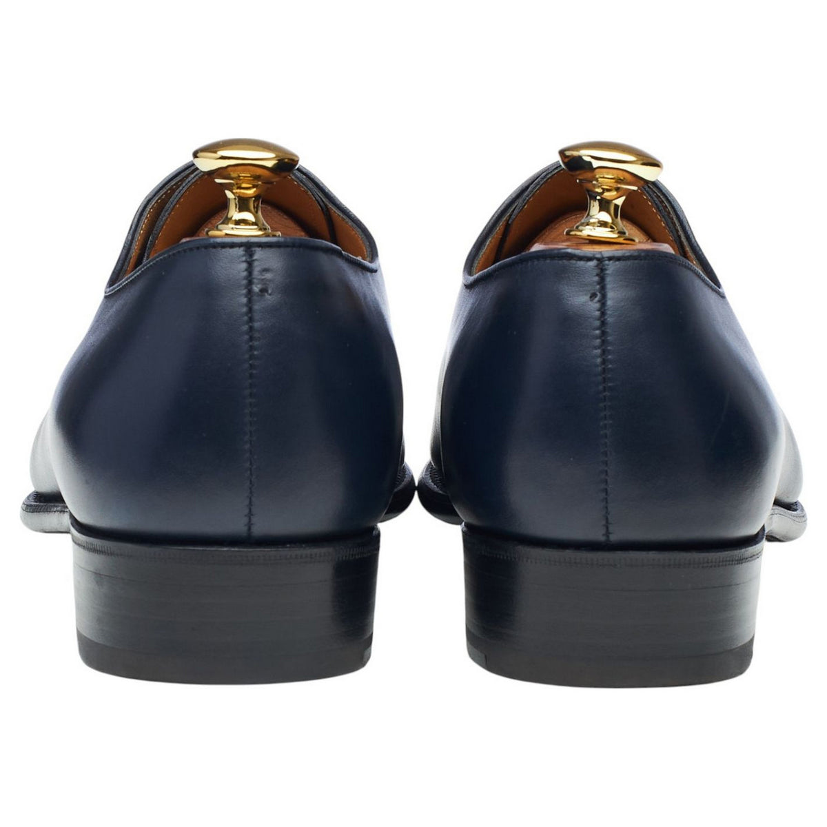 '402 Flore' Navy Blue Leather Wholecut Oxford 6.5 E UK 7