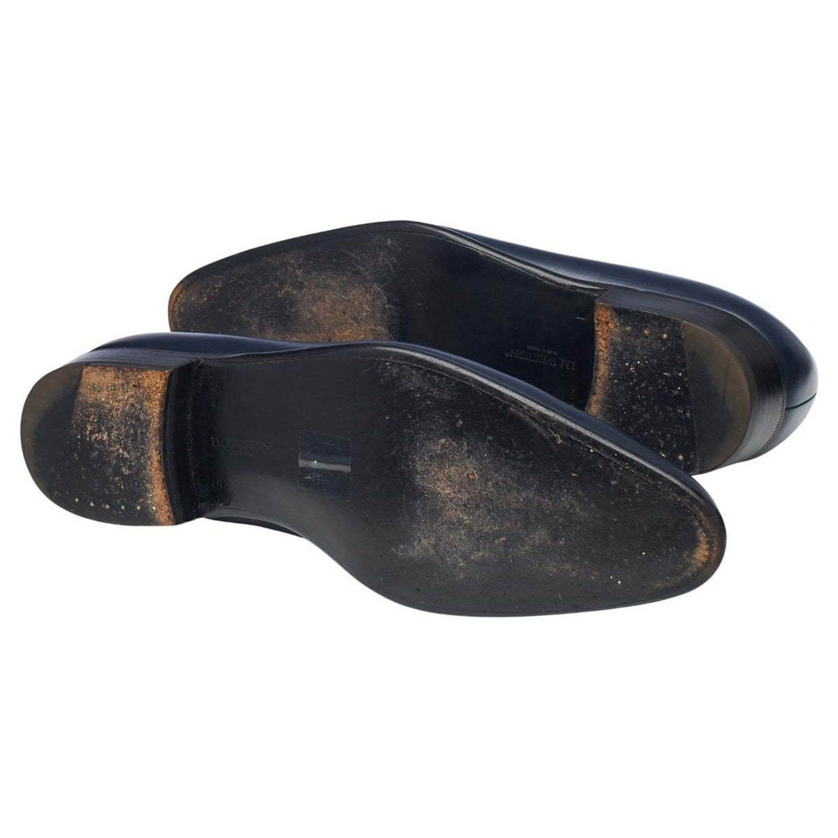 '402 Flore' Navy Blue Leather Wholecut Oxford 6.5 E UK 7