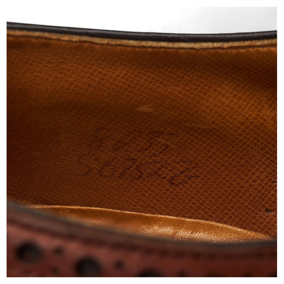 Foster & Son Brown Leather Derby Brogues UK 8 D