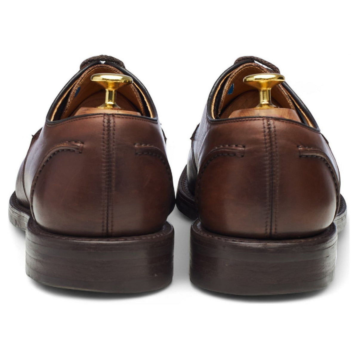 'Glenshee' Brown Leather Veldtschoen Apron Derby UK 8.5 F