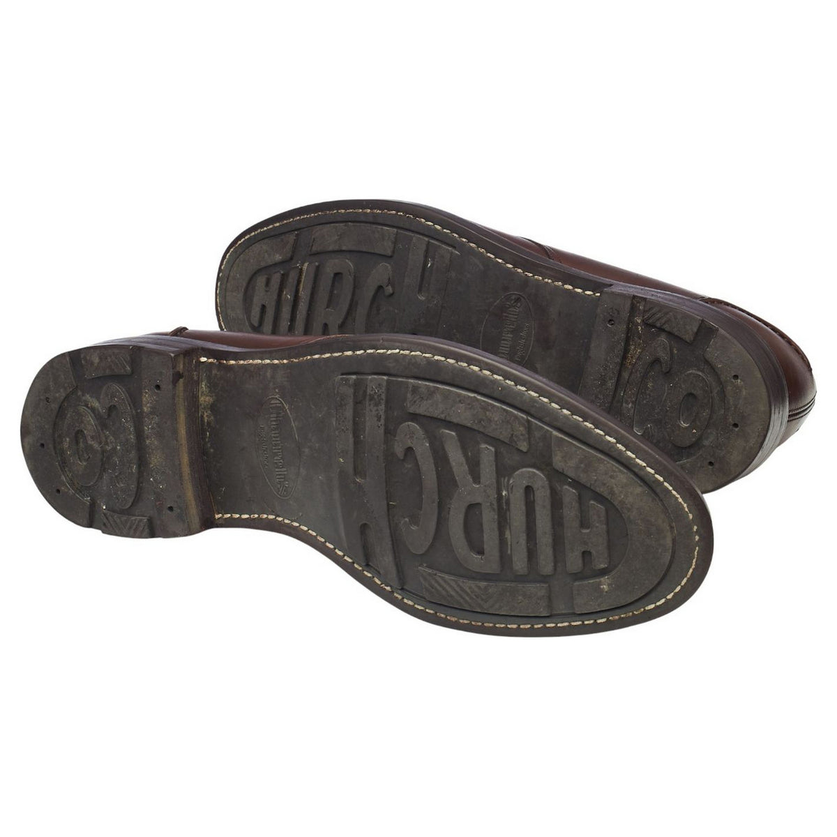 'Glenshee' Brown Leather Veldtschoen Apron Derby UK 8.5 F