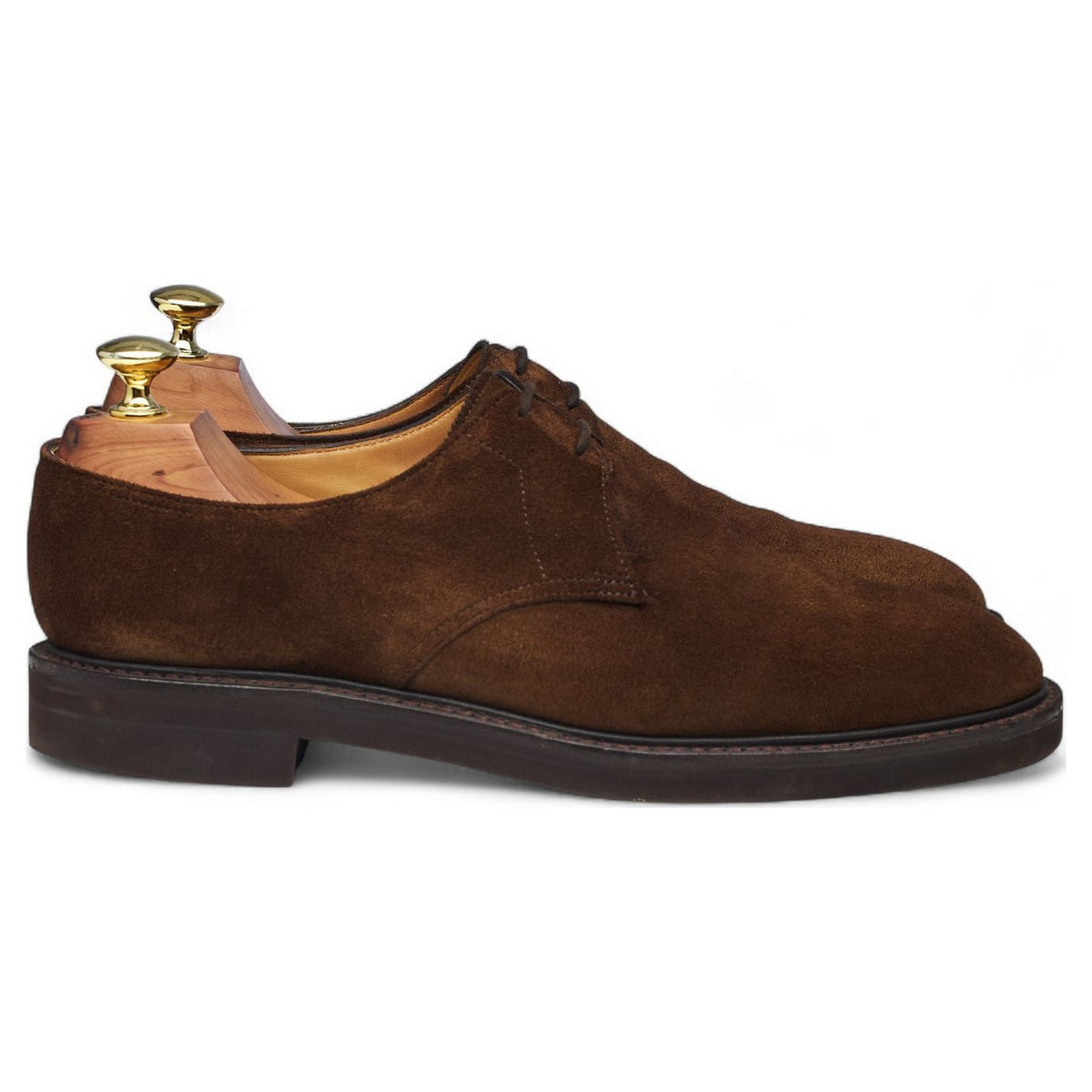 'Haldon' Dark Brown Suede Derby UK 7 E