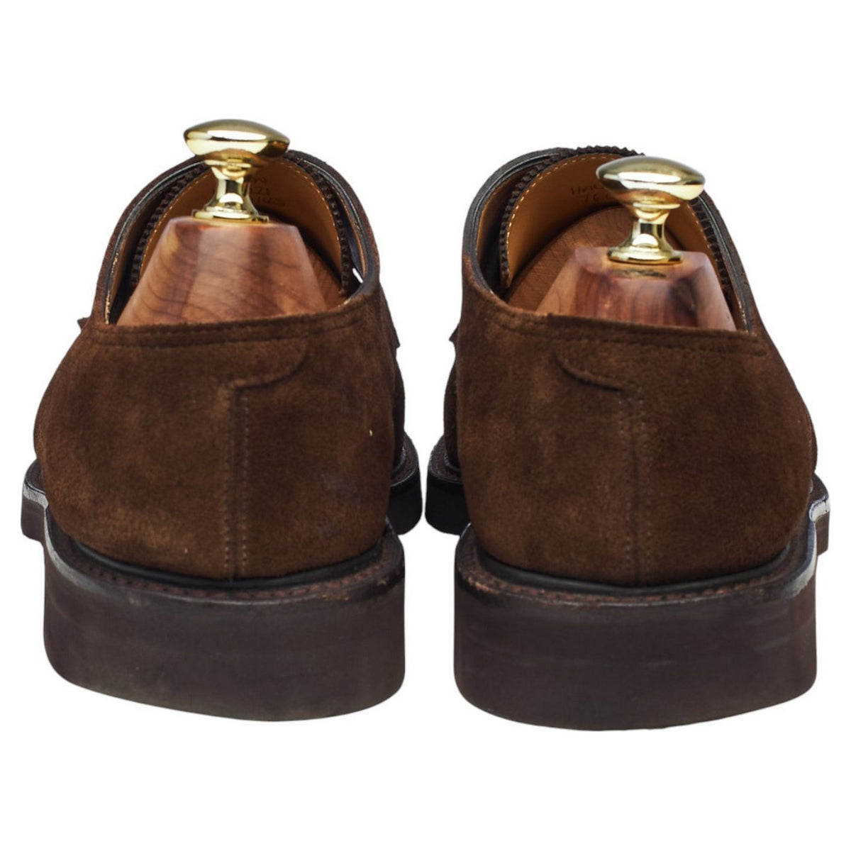 'Haldon' Dark Brown Suede Derby UK 7 E