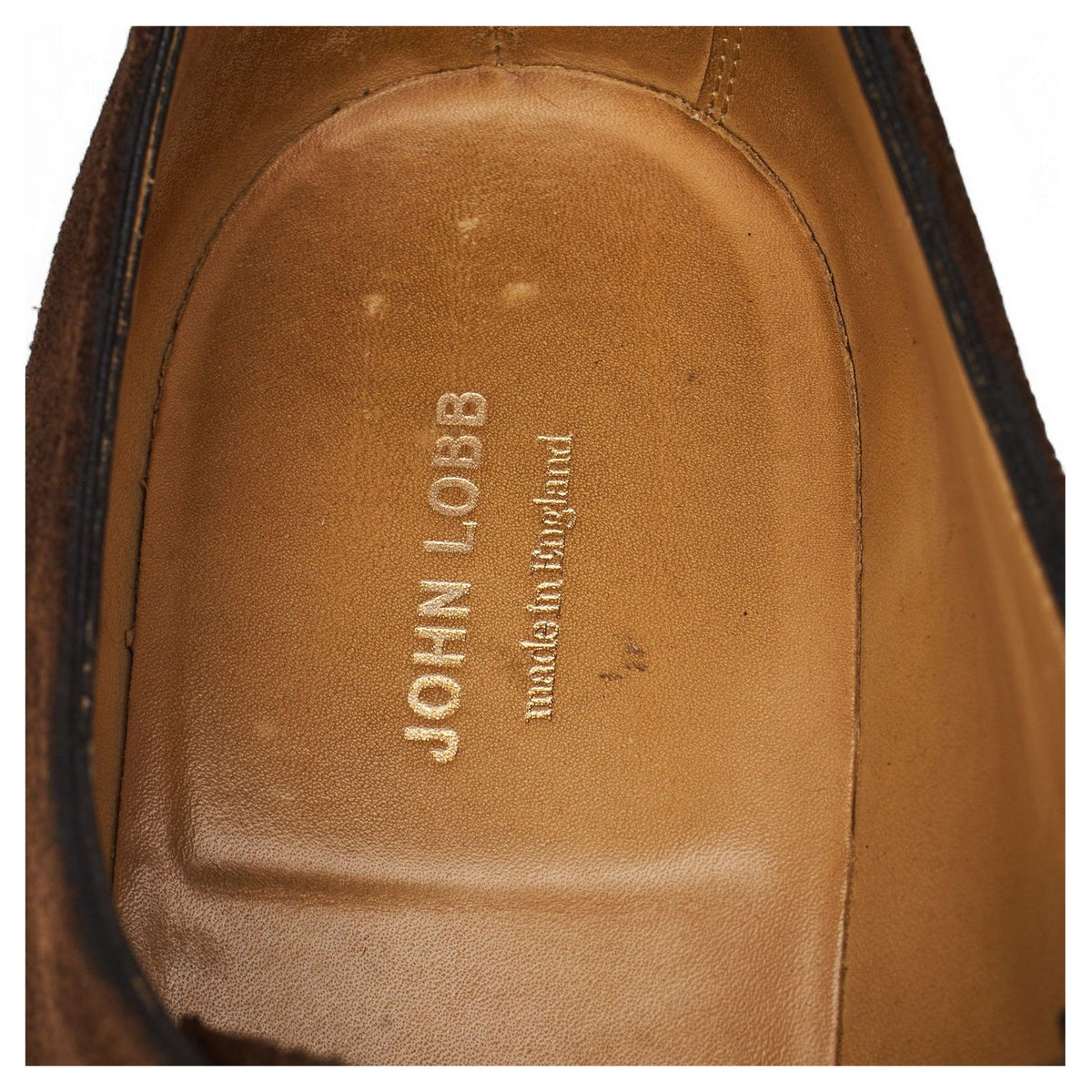 'Haldon' Dark Brown Suede Derby UK 7 E