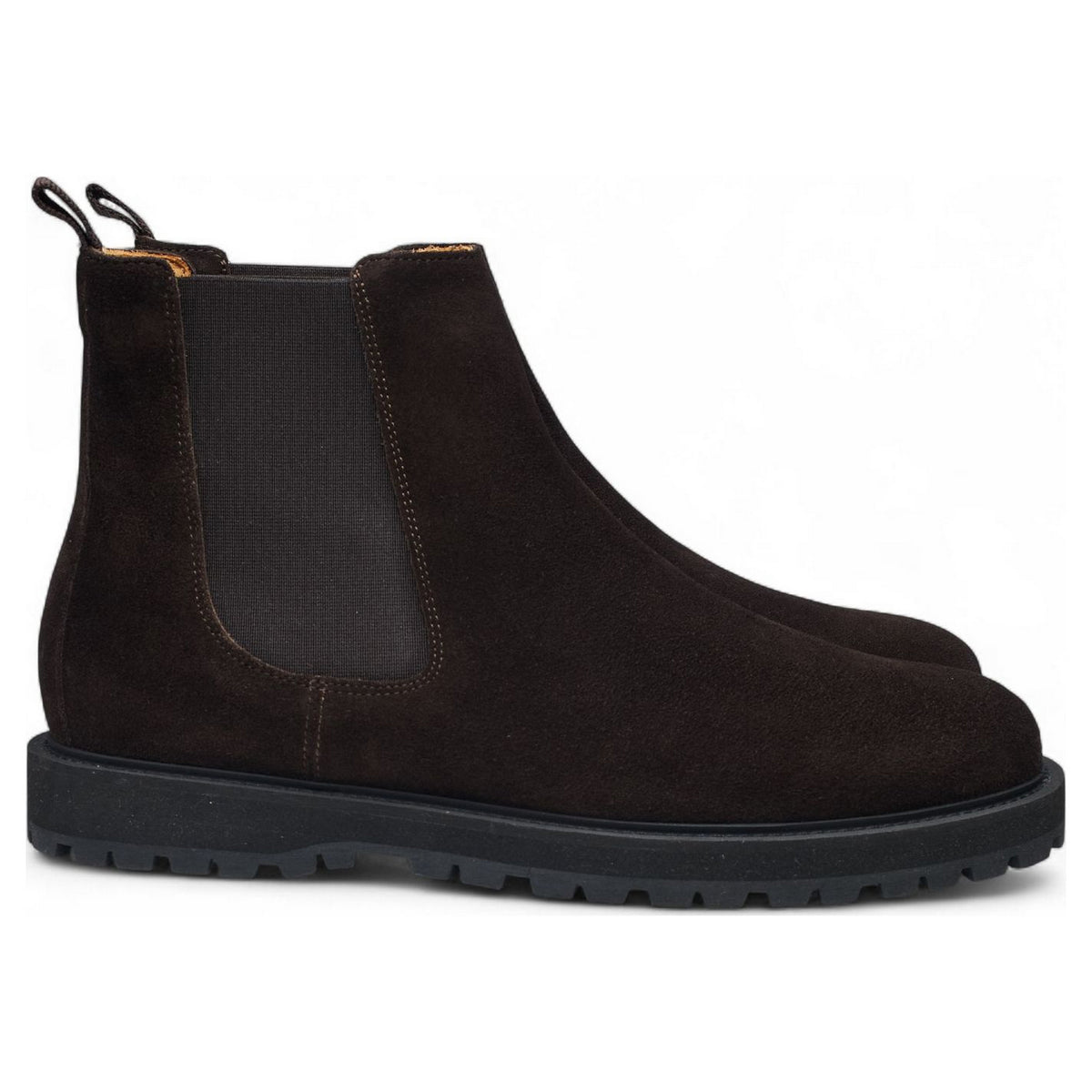 'Crest' Dark Brown Suede Chelsea Boots UK 9 EU 43