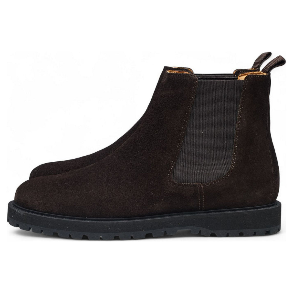 'Crest' Dark Brown Suede Chelsea Boots UK 9 EU 43
