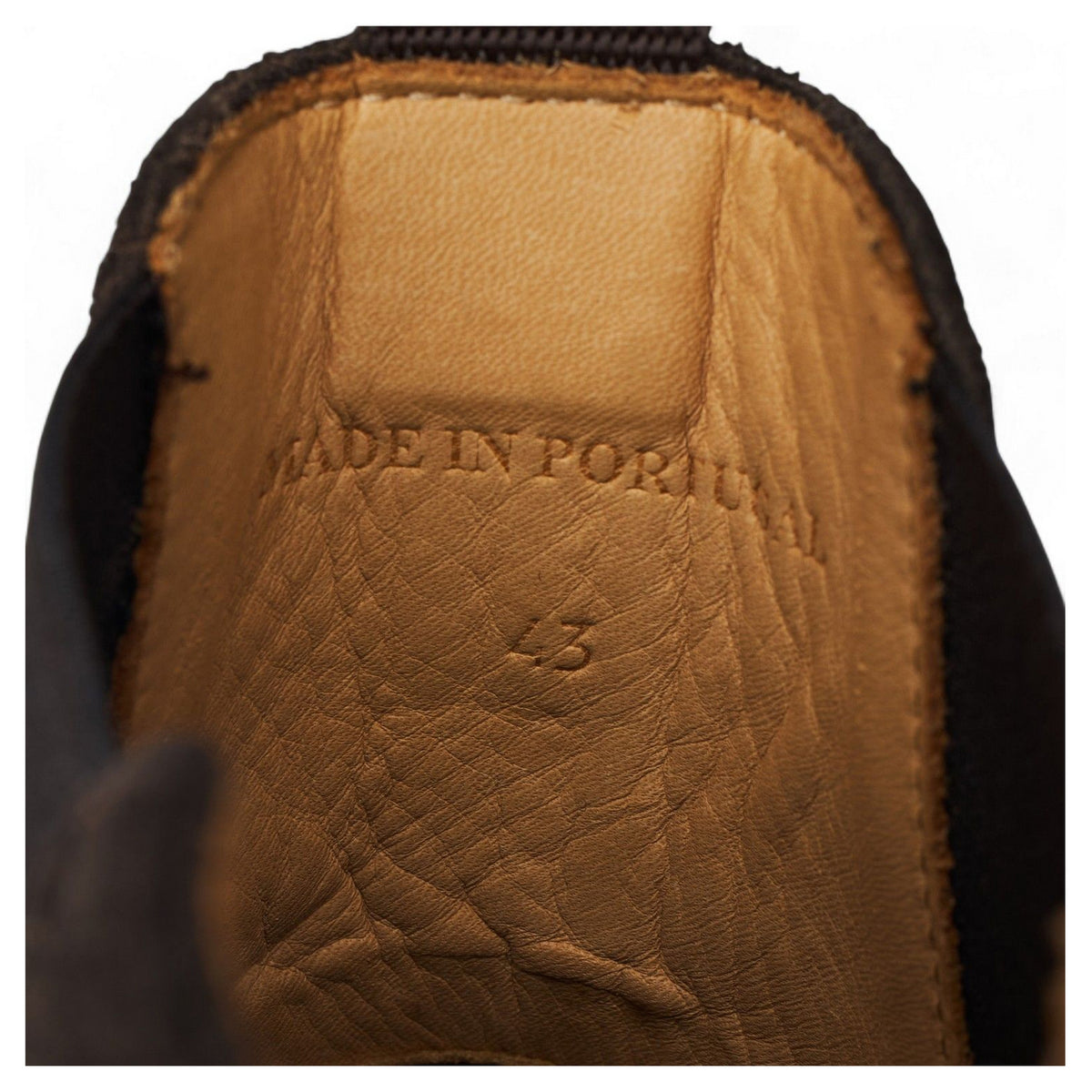 'Crest' Dark Brown Suede Chelsea Boots UK 9 EU 43