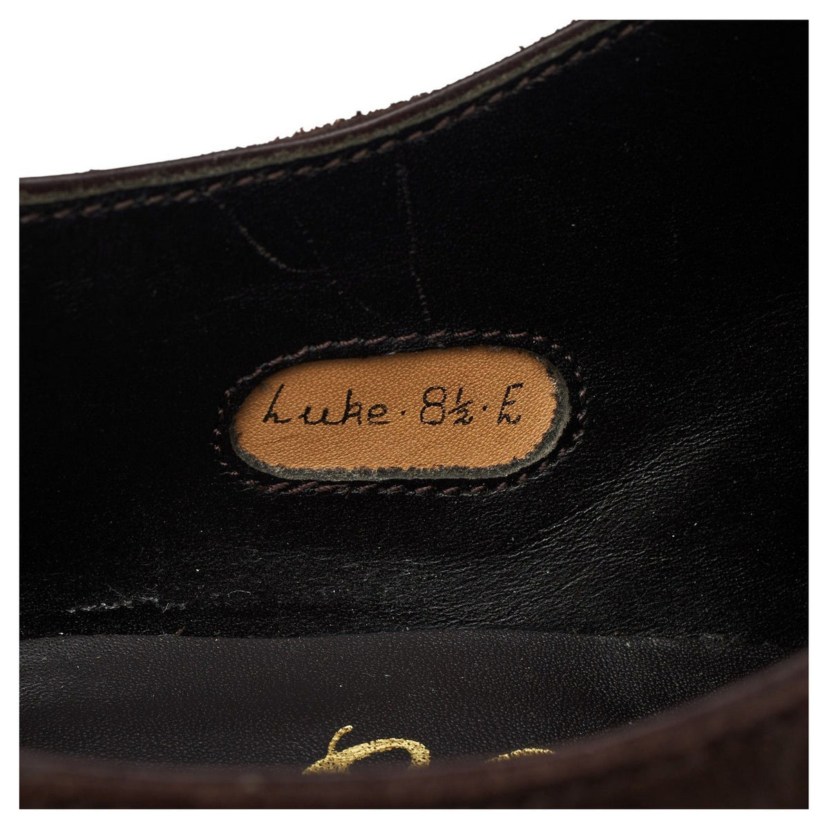Thom Sweeney 'Luke' Brown Suede Double Monk Strap UK 8.5 E