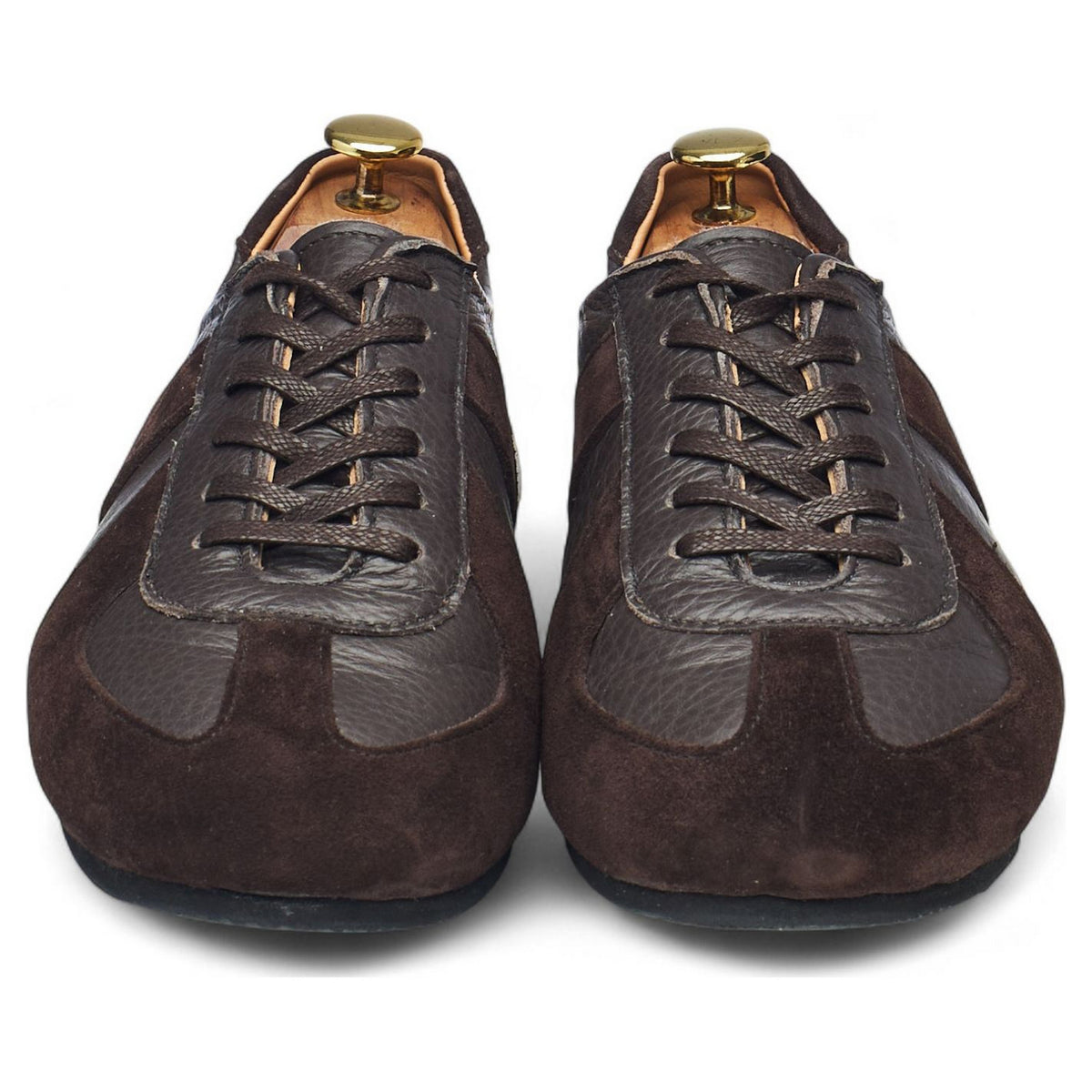 'Adnitt' Brown Leather GAT Sneakers UK 8.5 G