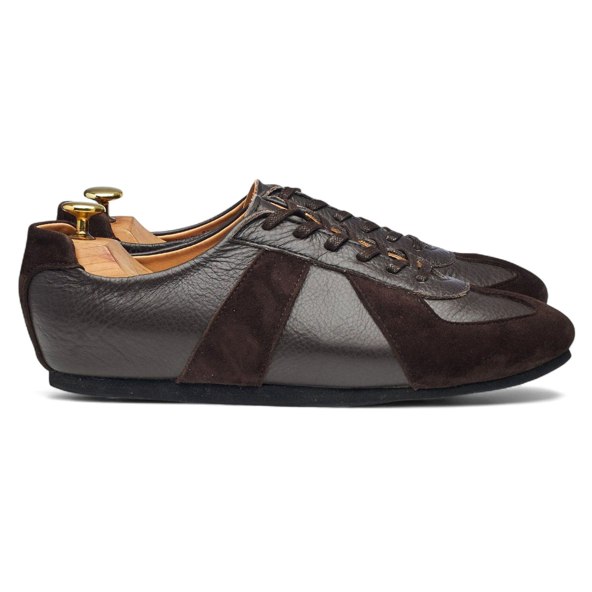 'Adnitt' Brown Leather GAT Sneakers UK 8.5 G