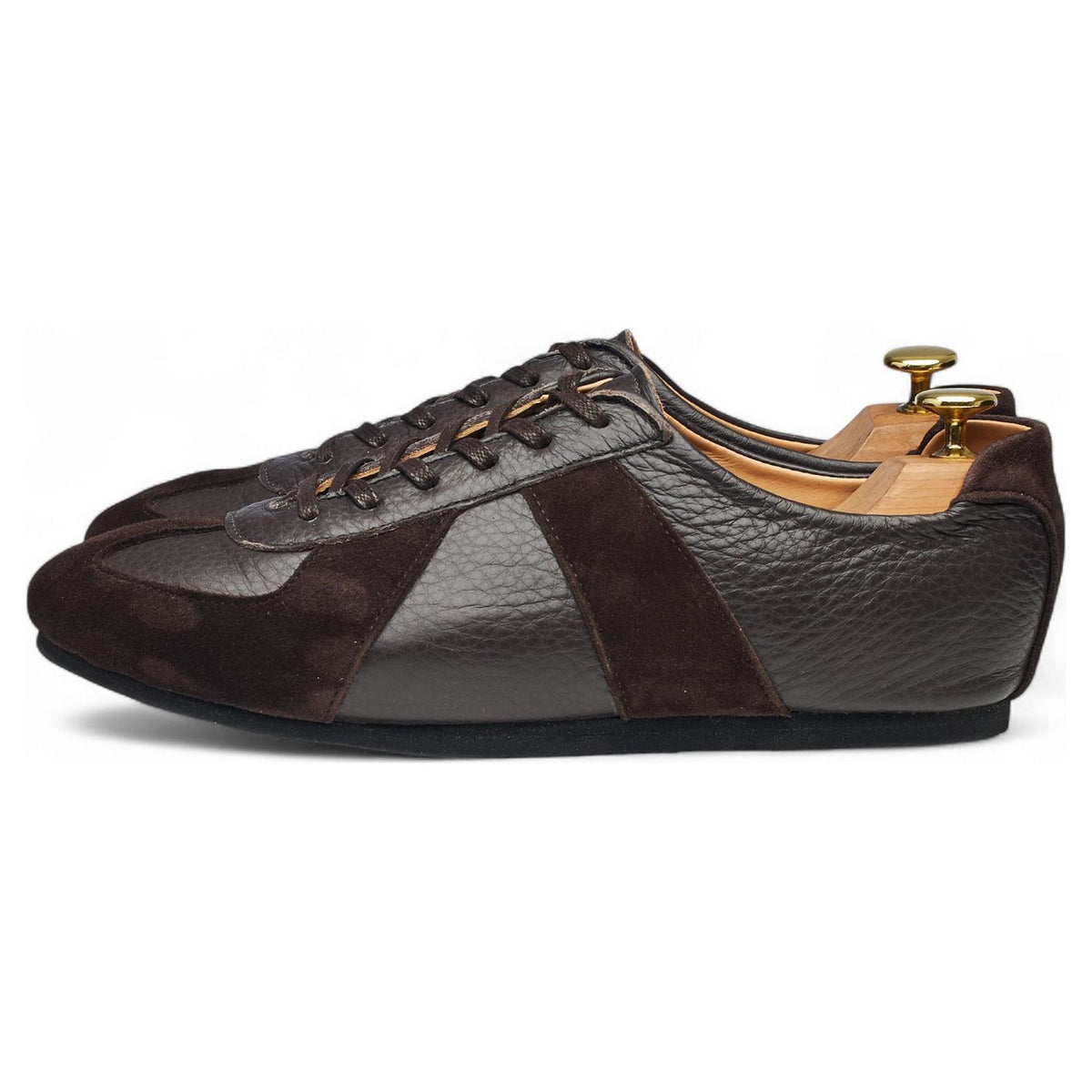 'Adnitt' Brown Leather GAT Sneakers UK 8.5 G