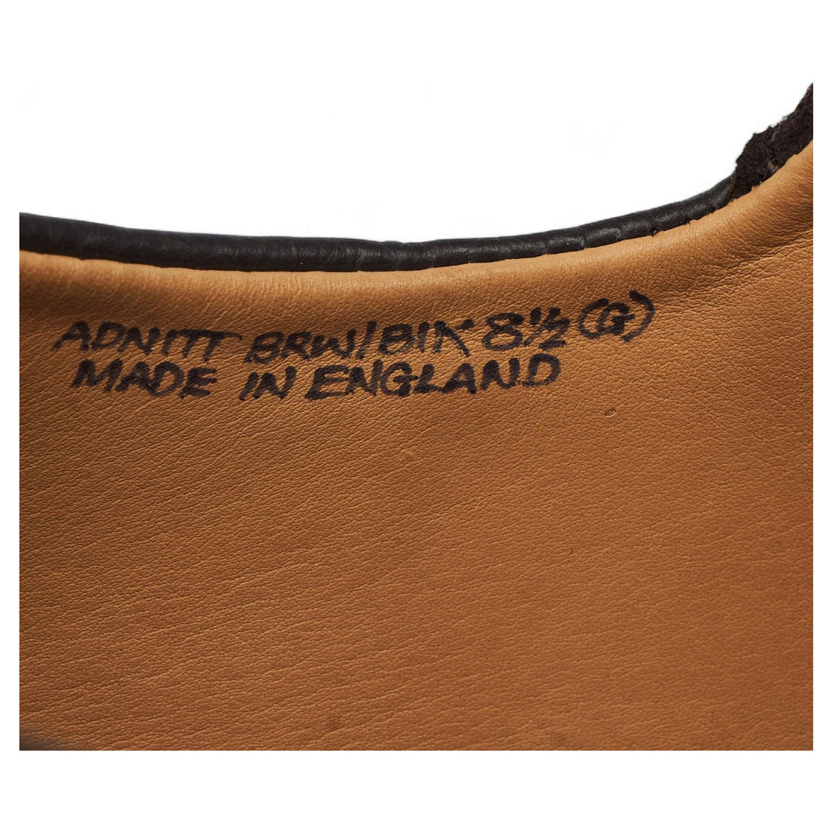 'Adnitt' Brown Leather GAT Sneakers UK 8.5 G