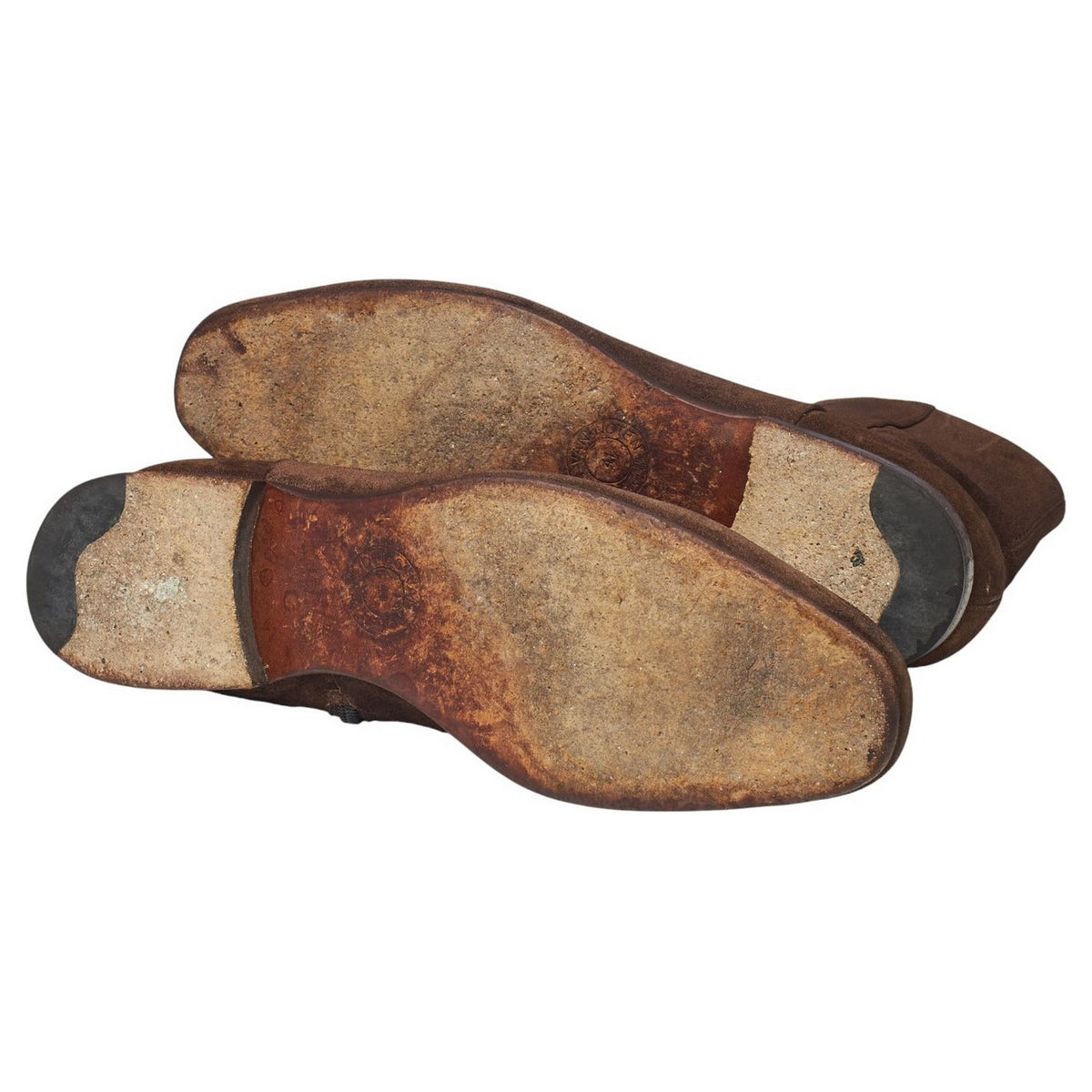 Brown Suede Zip Up Boots UK 7 EU 41