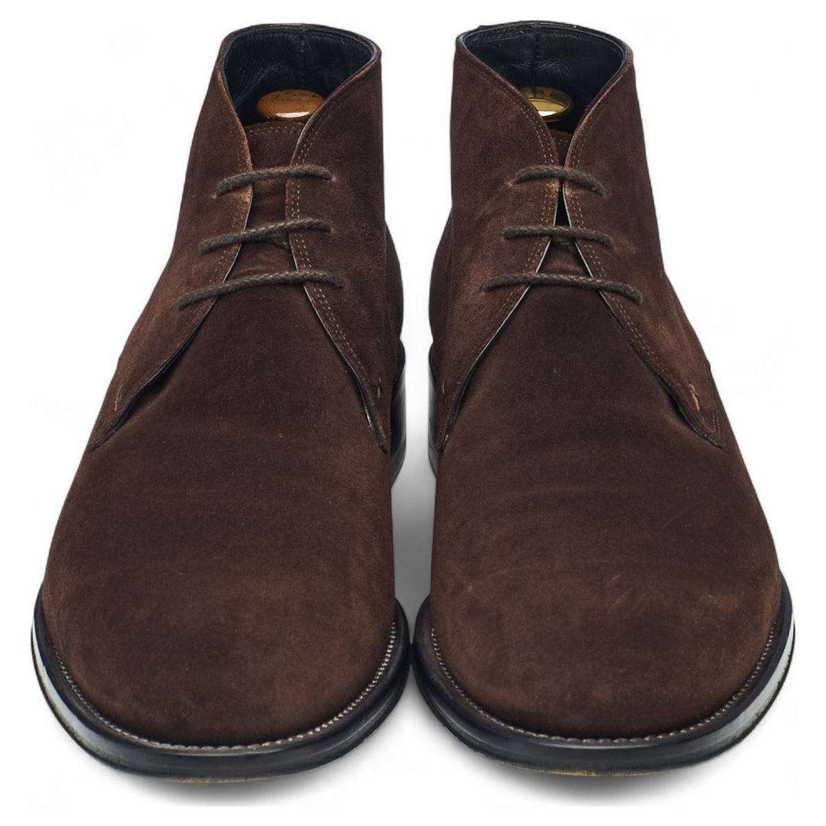 Dark Brown Suede Chukka Boots UK 10