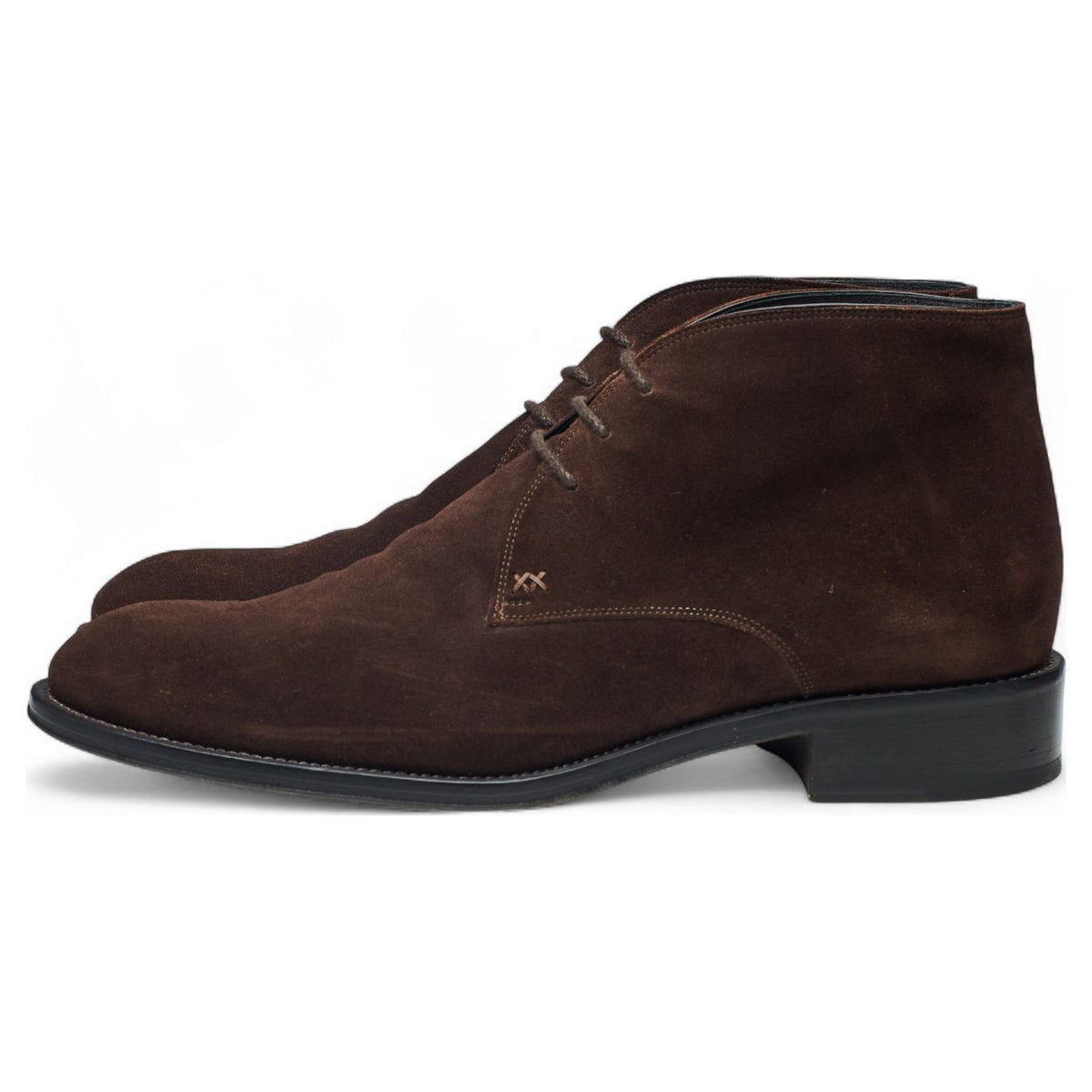 Dark Brown Suede Chukka Boots UK 10