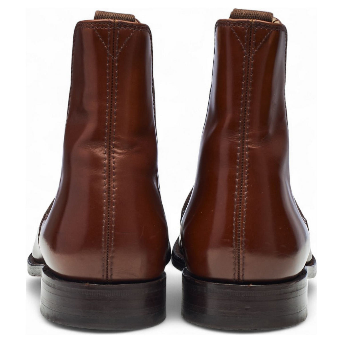 '290' Brown Leather Chelsea Boots UK 8 F