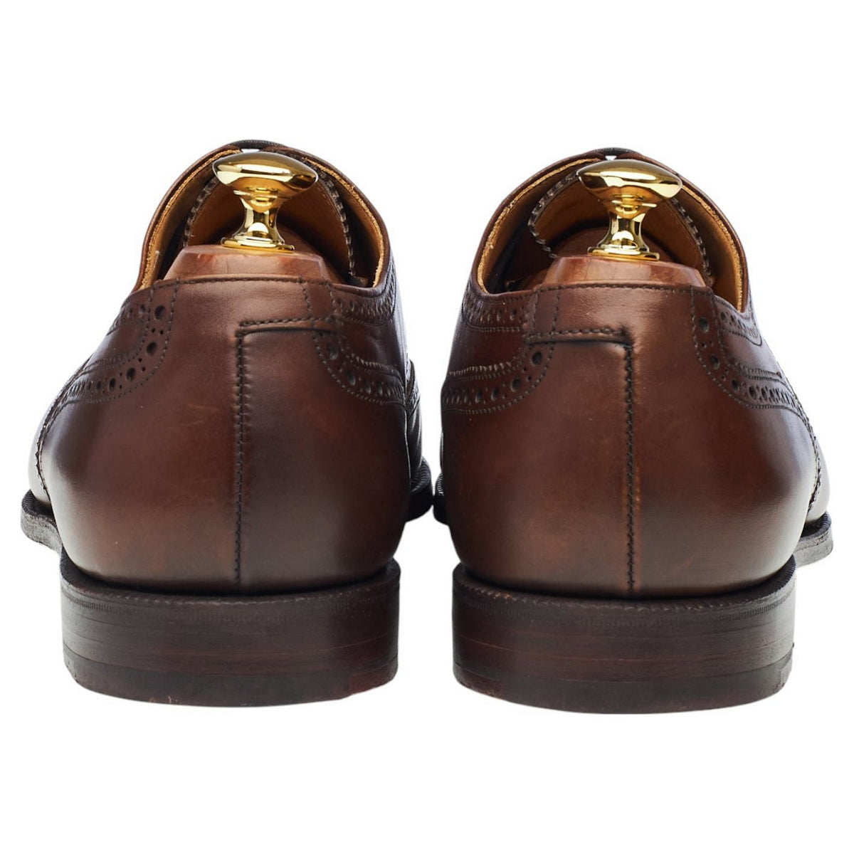 'Canterbury' Dark Brown Leather Oxford Brogues UK 10.5 G