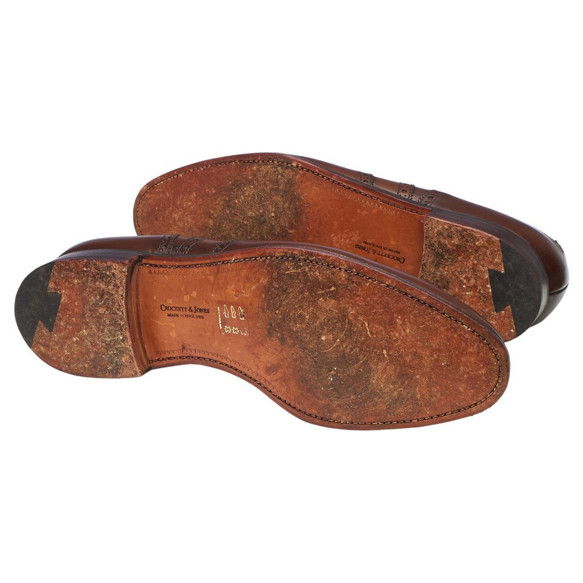 'Canterbury' Dark Brown Leather Oxford Brogues UK 10.5 G